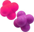 2 Pack Reaction Balls Agility Training Ball Hand Eye Coordination Training Sports Reaction Speed Multiside Reaction Ball
