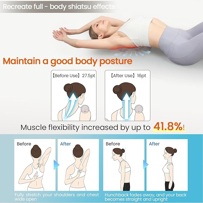 Trigger Point Massager & Psoas Release Tool, Deep Tissue Myofascial Massager for Back, Shoulder Blade, Neck & Hip Flexor Pain Relief, Scapular, Pelvic & Upper-Back Stiffness |Gifts for Men&Women