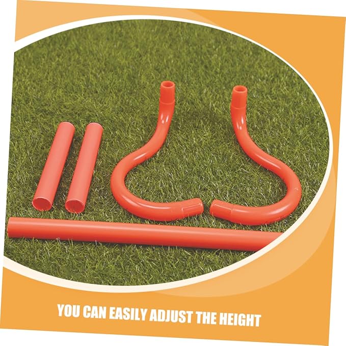 3pcs Detachable Hurdle Rack for Agility Ladders Speed Hurdles Training Equipment for Athletes Basketball Soccer Football Boys and Girls