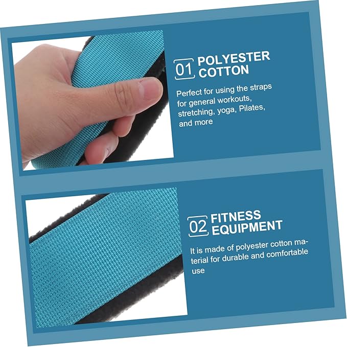 Totority Portable Resistance Band Straps Carrying Fitness Expander Leg Belt Stretching Aerial Yoga Strap Yoga