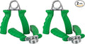 CanDo Hand Grip Exerciser Pair-Green, Medium (Pack of 2)