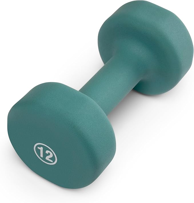 Marcy Colored Neoprene Dumbbell Hand Weights, Exercise Free Weights for Home Gym - Sold in Singles