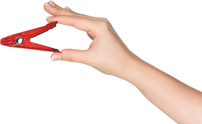 Rehabilitation Advantage Resistive Pinch Pin Hand Exercisers (Set of 7), Red