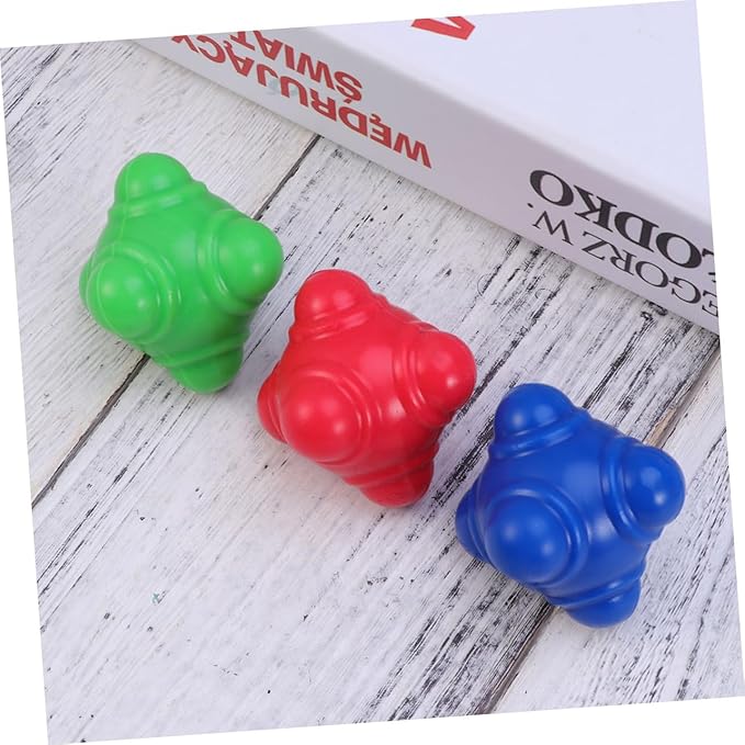 SUPVOX 3pcs Agility Training Hand Grip Exerciser Reaction Ball Agility Massage Football Training Traning