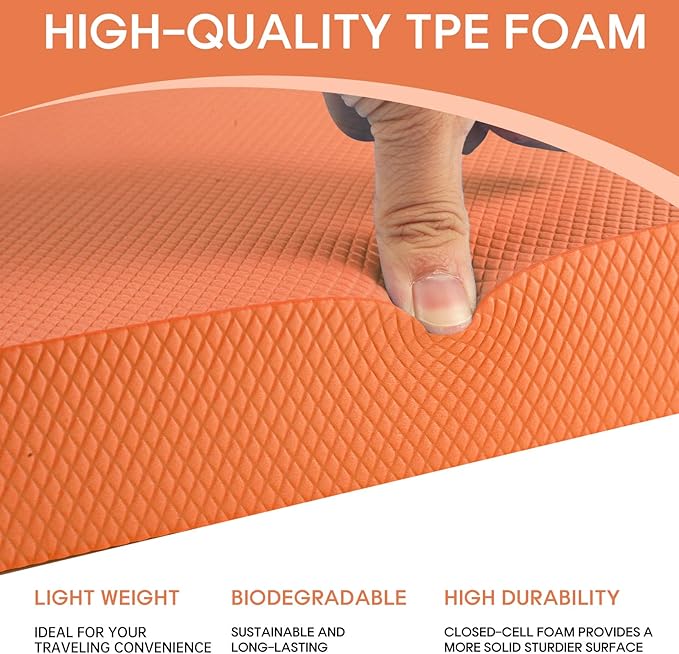 Balance Pad – Stability Trainer for Balance, Stretching, Physical Therapy, Exercise, Mobility, Rehabilitation and Core Training Non-Slip Closed Cell Foam Premium Balance Pad Knee Pad