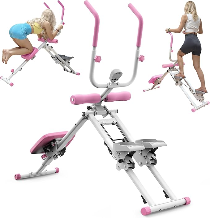 KINMAC 2 in 1 Stair Stepper & Ab Workout Machine - Multi-Function Trainer-Upgrade High-Efficiency Stairmaster & Ab Trainer Machine Full-Body Exercise Equipment for Home Gym Exercise