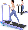 FUNMILY Upgrade Walking Pad Folding Treadmill with 12%/15% & Handle Bar, 3.5HP Foldable Under Desk Compact Treadmills for Home/Office/Gym, 400+lb Capacity, Shock Absorption