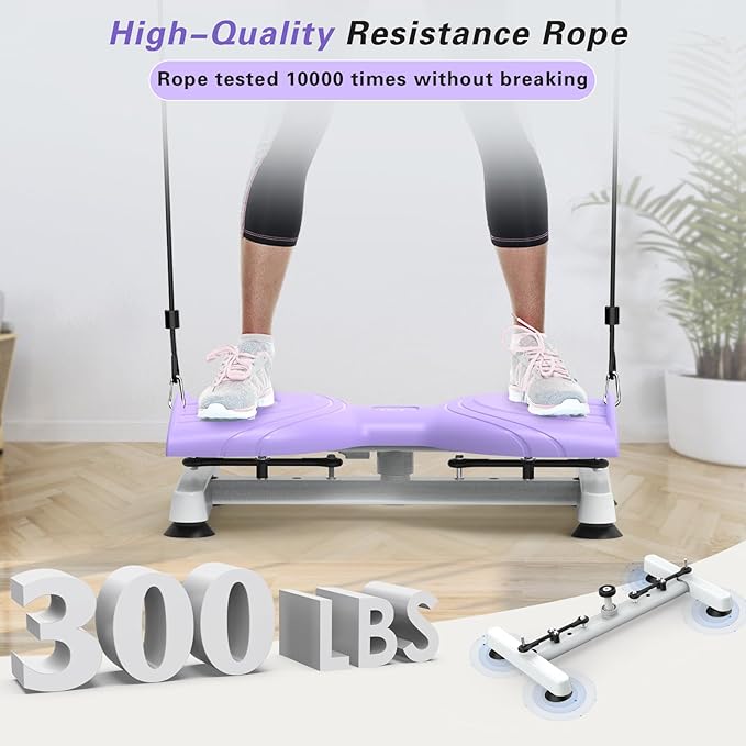Waist Twister Machine Exercise for Women, AB Twist Board with 20dB Ultra-quiet, Abs Workout for Slim Waist and Core, Anti-Slip Home Gym Fitness Equipment