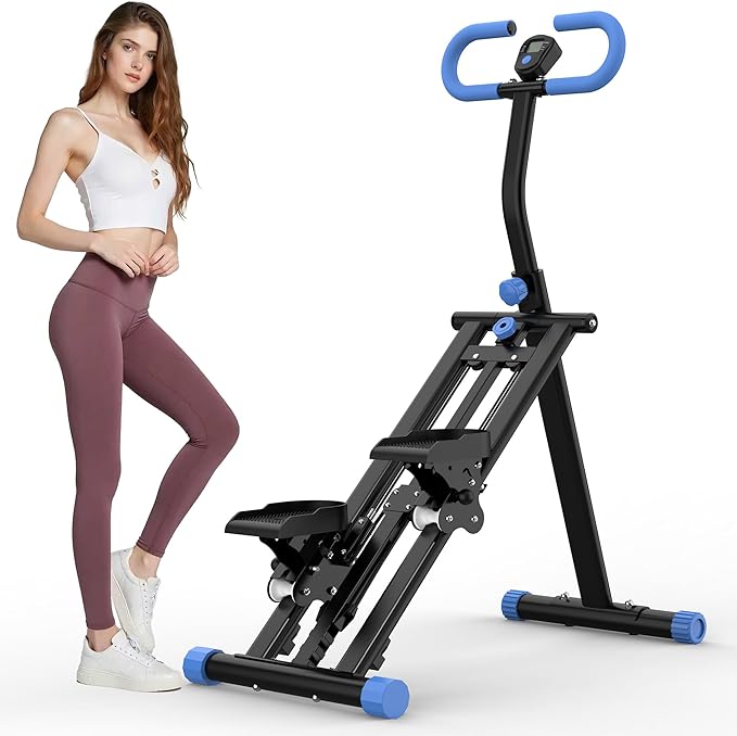 Stair Stepper for Home, 265lbs Vertical Climber Machine for Full-Body Exercise, Resistance Home-Upgrade Climber Fitness Equipment with Stable Frame Adjustable Handlebar for Women Men