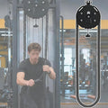 Endless Rope Trainer, Resistance Trainer Machine, Suspension Endless Rope Pulley System, 14 Ft Closed-Loop Nylon Rope, Home Gym Infinity Rope for Interval Resistance Training Black
