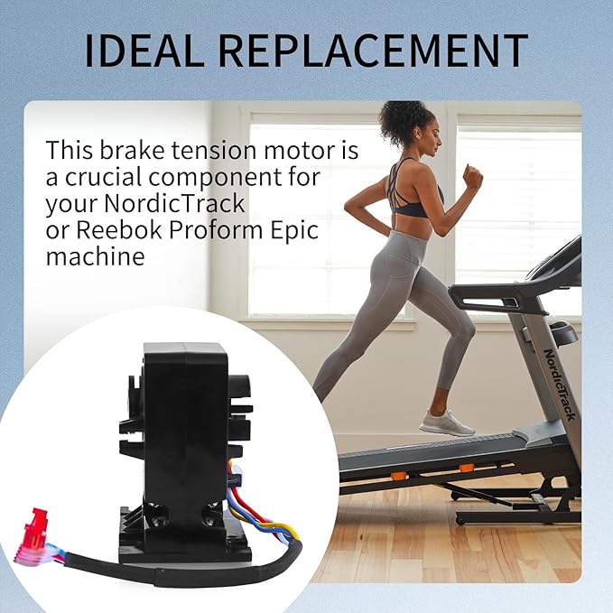6V Elliptical Resistance Motor Brake Tensioner -Compatible with NordicTrack CX925 Elliptical Trainer- Replacement for NEL07940 193223 175656 182556 182851.