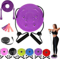 Waist Sculptor, 2026 New Waist Twister Machine Exercise with Arm Bands, Ab Board Waist Twist Machine for Exercise, Legs, Buttocks, Hip Exercise