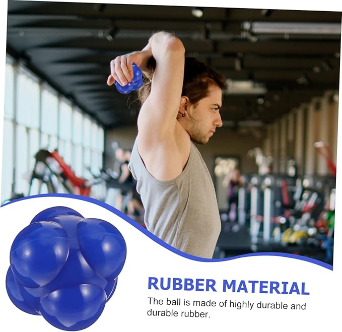 POPETPOP Hexagonal Reaction Ball Agile Training Equipment for Goalkeeper Reflex Speed Enhancement Fitness Agility Ball for Home Sports and Coordination Practice