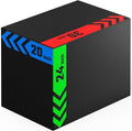 3-in-1 Plyometric Box, Jumping Exercise Equipment Trainer with Non-Slip Surface for Workout Training, Pro-Duty HIIT Exercise Foam Plyo Box, Home Gym