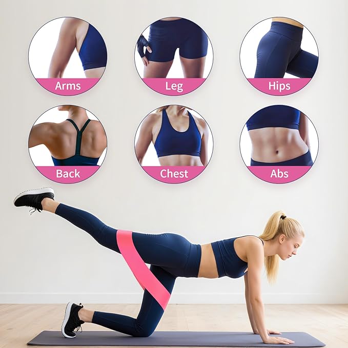 Pilates Kit for Women–13-Piece Beginner Home Pilates Set with 14" Pilates Ring, Mini Exercise Ball, 5-Level Resistance Bands, Yoga Socks, Stretch Strap&Carry Bag Full Body Toning&Core Training
