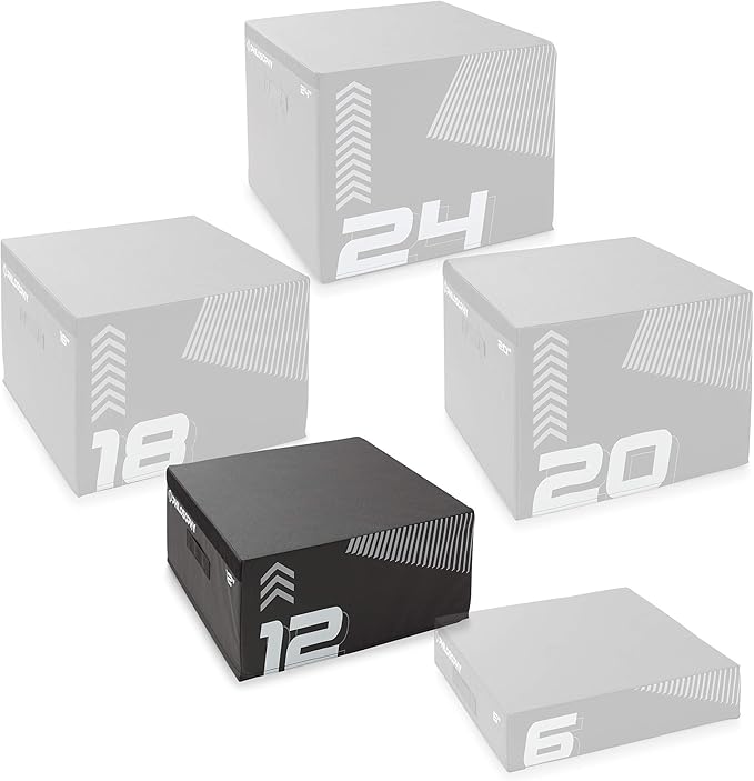 Philosophy Gym Soft Foam Plyometric Box - Jumping Plyo Box for Training and Conditioning