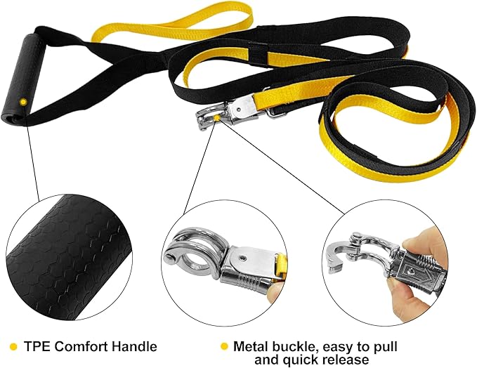 POWER GUIDANCE Speed Training Equipment/Overload Running Resistance & Release, Agility and Speed Equipment for Sprint Running and Football, Basketball, Soccer，Softball