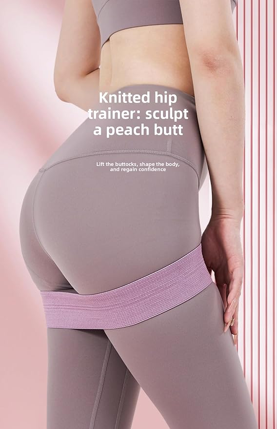 Tribe Lifting Fabric Resistance Bands for Glutes & Legs | 4 Fabric Workout Bands Set | Thick Booty Bands for Squats, Lunges, Hip Training, Physical Therapy & Home Workouts