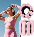 Wrist Ankle Weights for Women Men, Leg Arm Wrist Weights Bangles 1lb*2 2lb*2 Wearable Weights Pilates Weighted Bracelet for Strength Training Walking Swimming Yoga Physical Therapy