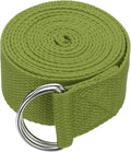 Yoga Strap for Stretching, Athletic Stretch Band with Adjustable Metal D Ring Buckle Yoga Bands