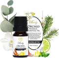 100% Organic Essential Oil Blend for Massage, Home Care, Aromatherapy, Natural Ingredients - Orchid, Bergamot, Pine Needle, Peppermint, 10ML