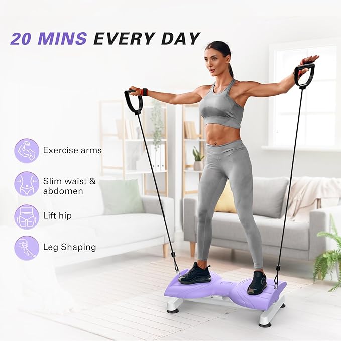 Waist Twister Machine Exercise for Women, AB Twist Board with 20dB Ultra-quiet, Abs Workout for Slim Waist and Core, Anti-Slip Home Gym Fitness Equipment