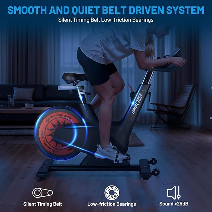30 LBS Magnetic Indoor Cycling Bike,Stationary Bikes with 9-Level Handlebar Adjustment and 14-Level Seat Height,LCD Monitor for Home Cardio,Home Workouts and Gym