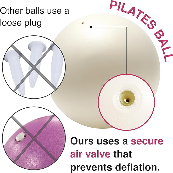 Axene At Home Pilates Kit - Pilates Ring and Ball Set - Pilates Essentials Kit for Women with Mini Ball, Resistance Bands, Exercise Guide & Bag - Kit de Pilates en Casa