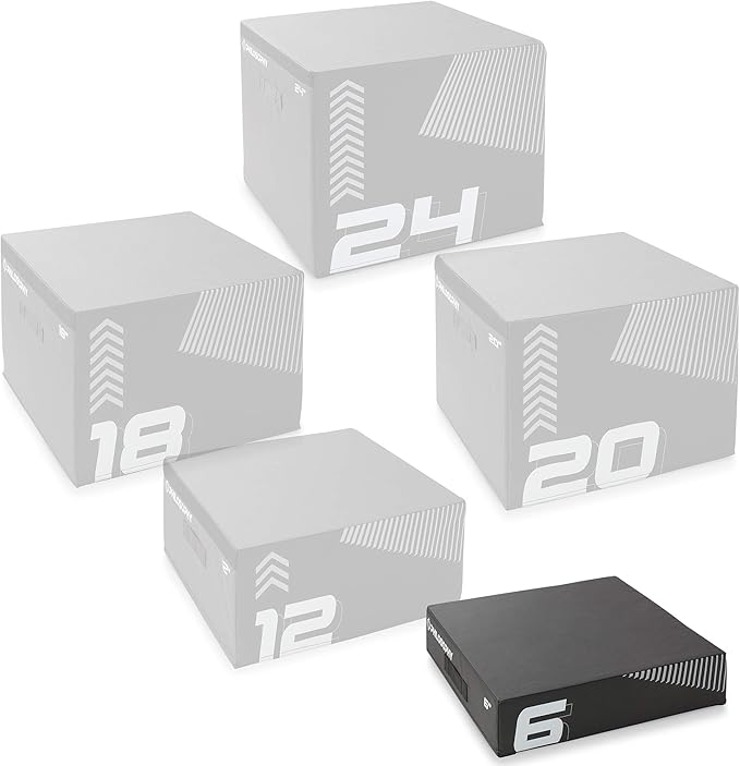 Philosophy Gym Soft Foam Plyometric Box - Jumping Plyo Box for Training and Conditioning
