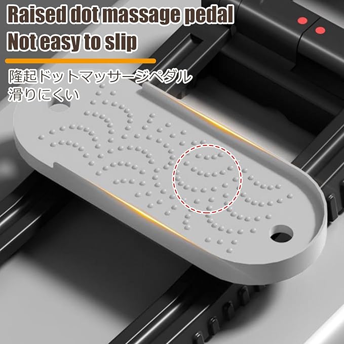 Foldable Skiing Exerciser Leg Splitter Ski Machine Portable Body Slimming Trainer Collapsible Leg Magic Machine Yoga Fitness Equipment for Use(Gray,Anti-Slip Floor mat)