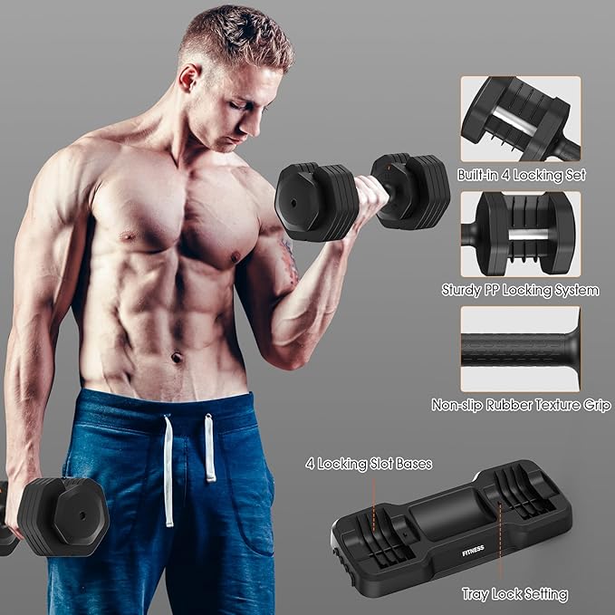 Adjustable Dumbbell Rack Weight Rack Heavy Duty, Home Gym Dumbbell Storage Stand Holder
