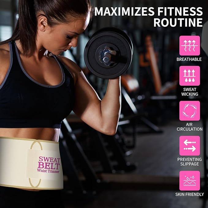 ZPP Waist Trainer for Women and Men, Neoprene Sweat Band Waist Trimmer Belt Slimming Stomach Wrap for Workout