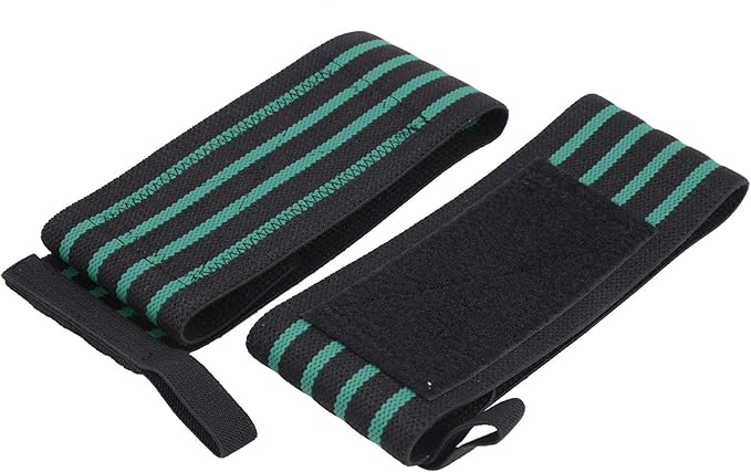 Alomejor Fitness Manual Manure Bracket High Performance Joint Wrap Adjustable Compression Joint Guard 1pair Ideal for Weightlifers, Heavy Lifting High Starch Nylon