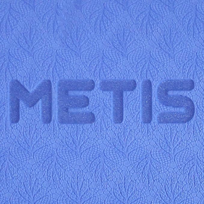 METIS Yoga Wheel | Foam Cushion Back Stretcher for Dharma Yoga Pose | Premium Strong Back Roller for Pain Relief | Anti-Slip Exterior [12.6in x 5in]