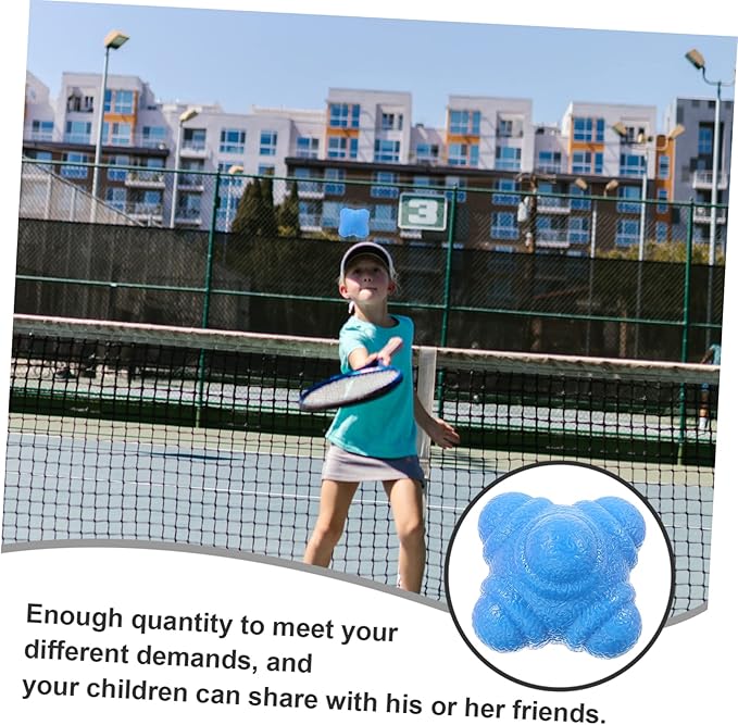ibasenice 6pcs Agility Balls Training Hexagonal Reaction Balls for Women for Family