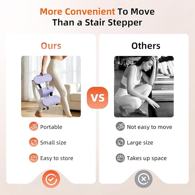 Rock Fitness Stepper, Portable Step Rocker Side to Side at Home, Aerobic Workout Machine Fitness Equipment Suitable for Apartment and Dormitory