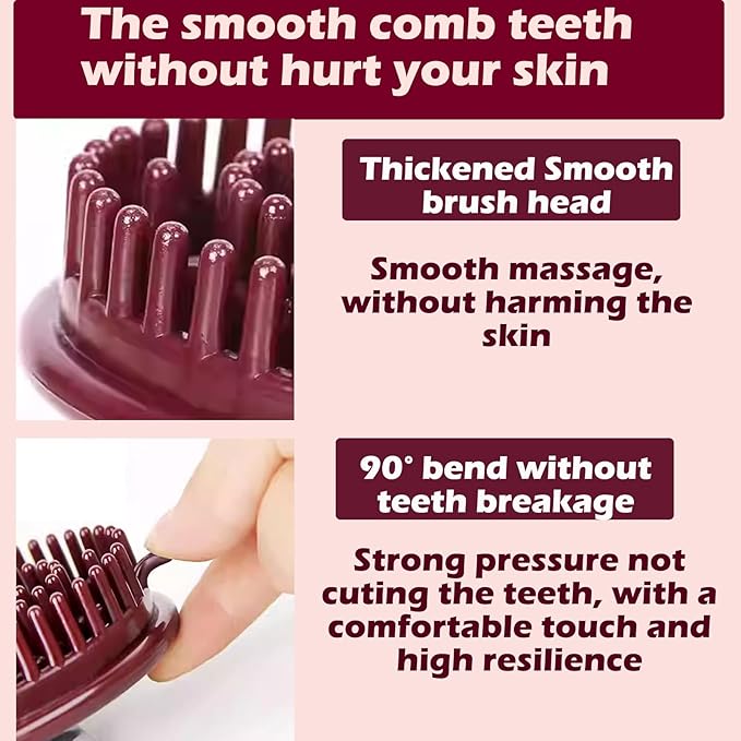 2 Pcs Meridian Massage Brush, 2025 Upgraded Professional Meridian Brush Massage Body, Body Custom Massager for Full Body SPA, Relaxation Therapy Tools with Essential Oils for Muscle Relief