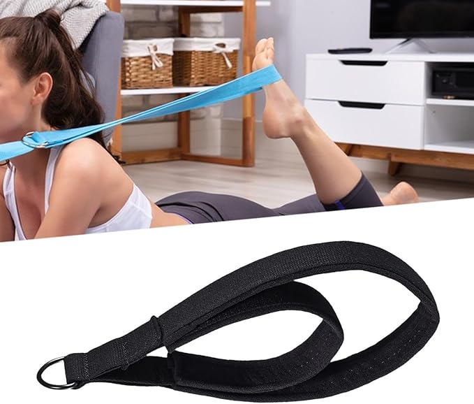 Generic Pilates Double Loop Strap,Fitness Strap Strength Training Women Double Loop Pilates Equipment Strap,for Fitness,Workout