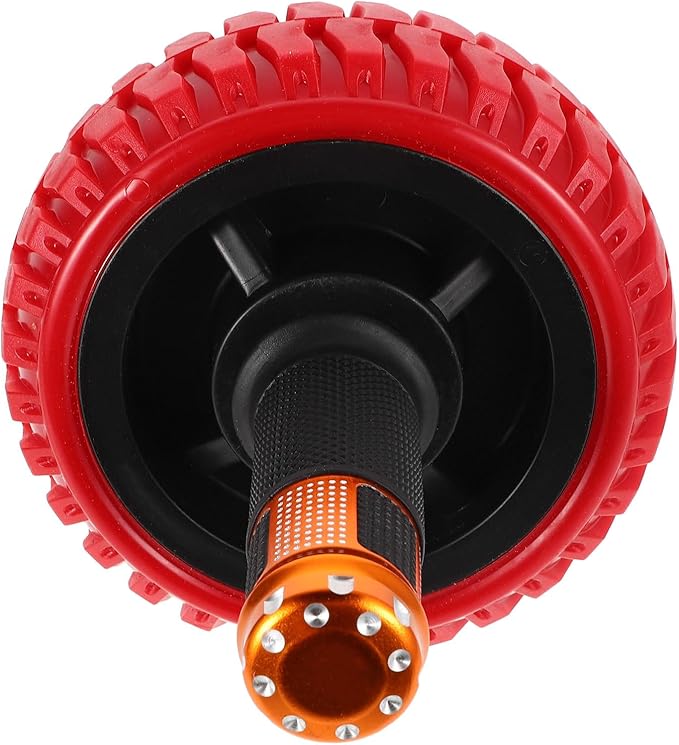 Cabilock Ab Roller Wheel Abdominal Muscle Training Roller Multi-functional Exercise Wheel for Abs Home Fitness Strength Training Equipment with Red Sturdy Design