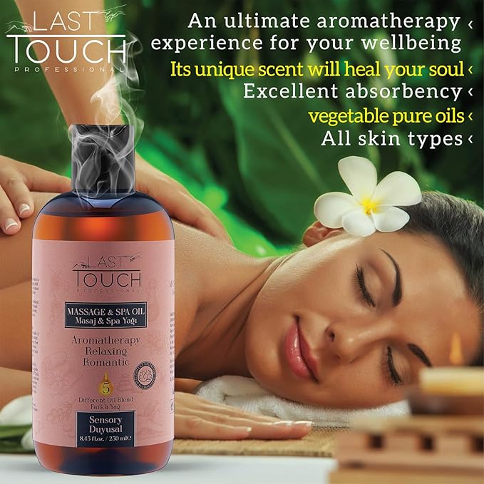 Sensual Massage Oil for Couples Sexual - Massage Oils for Date Night - Massage for Therapy - Aromatherapy Massage Oil Intimate Moments - Aphrodisiac Oil - 8.45 Fl Oz