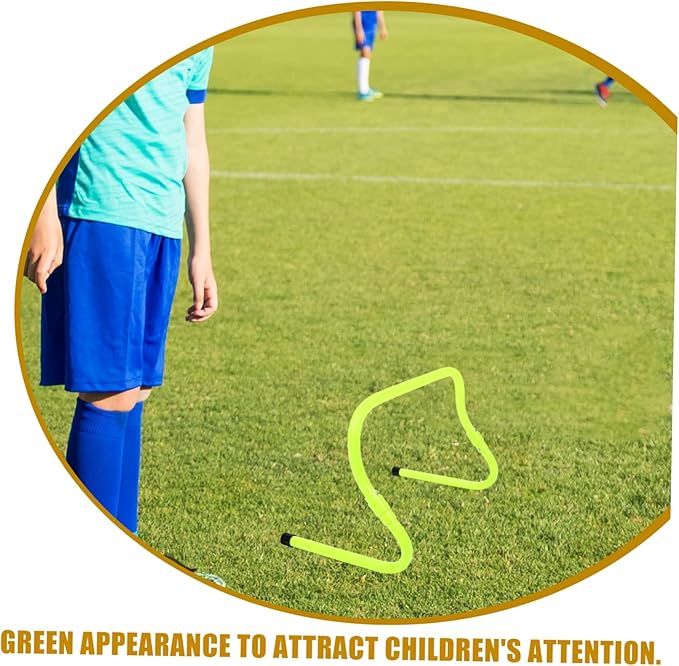 Milisten Agility Hurdle Training Supply for Boys and Girls Football Speed Hurdles for Coordination Flexibility for Practice Drills Design