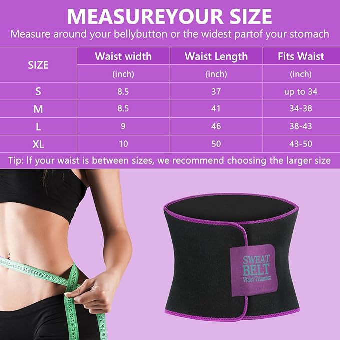 MORECOO Waist Trainer for Women/Men, Sculpt Touch Sweat Band for Stomach, Waist Trimmer for Women Workouts &Speed Belly Sweat