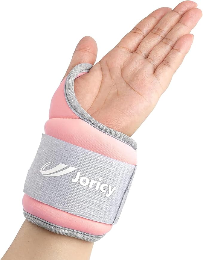 Wrist Weights with Thumb Loops Lock for Women Men 1 Pair 2 3 4 5 6 LBS Arm Weight Ankle Weights Weighted Gloves for Running Walking Jogging Physical Therapy Gym Workout Cardio Exercises