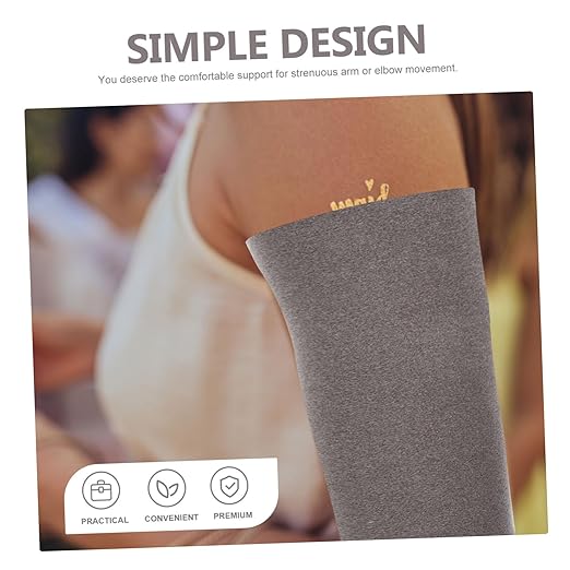 1pair Unisex Warm Elbow Sleeve -cold Elbow Protector Ergonomic Wrap for Joint Support for Outdoor Activities and Sports Comfortable and Design