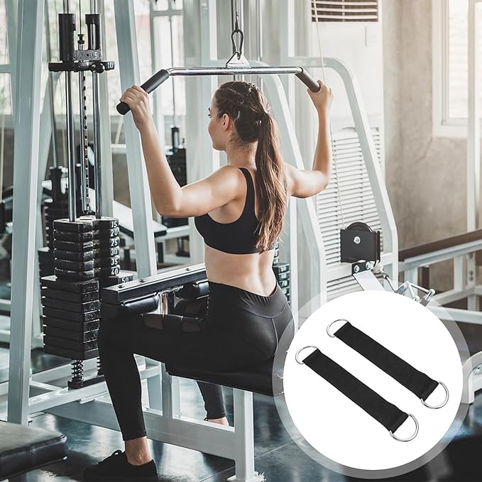 2pcs Pulley Hanging Straps Fitness Accessory DIY Pulley Rope for Strength Training Equipment Attachments Workout Suspension Support