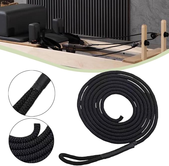 Pilates Reformer Pull Rope Components Hardware, Easy to Install, Band, Strap for Pilates Core Bed Accessories Exercise Equipment, 260cm/102.36inch