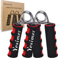 Hand Grip Strengthener Set, Forearm Exerciser, Finger Exercise Gripper, Grip Strength Trainer, hand Trainer-Soft Foam Hand Exerciser for Quickly Increasing Forearm and Hand Grips,2 Pack
