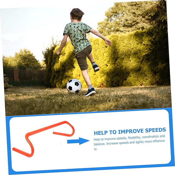 KICHOUSE Agility Training Hurdles High Portable Speed Hurdles for Indoor and Outdoor Sports Training Enhance Coordination Balance and Agility Skills