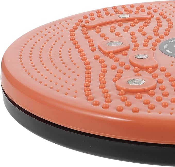 Twisting Waist Disc Fitness Machine 1pcs Orange Slimming Waist Twisting Board for Home Indoor Exercise Female