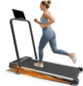 3-in-1 Walking Pad with Incline and Handle Bar, 2.5 HP Quiet Walking Pad Treadmill with 265 LBS Capacity, Portable Under Desk Treadmill, Foldable Treadmills for Home Office